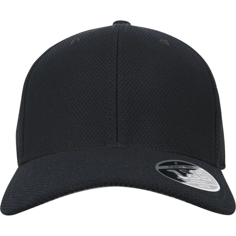 Image of Flexfit by Yupoong Mens 110 Hybrid Cap in Black Male One Size