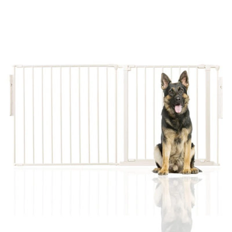 Image of Bettacare Premium Multi Panel Flexible Pet Barrier, Up To 154Cm Wide, White, 70Cm High
