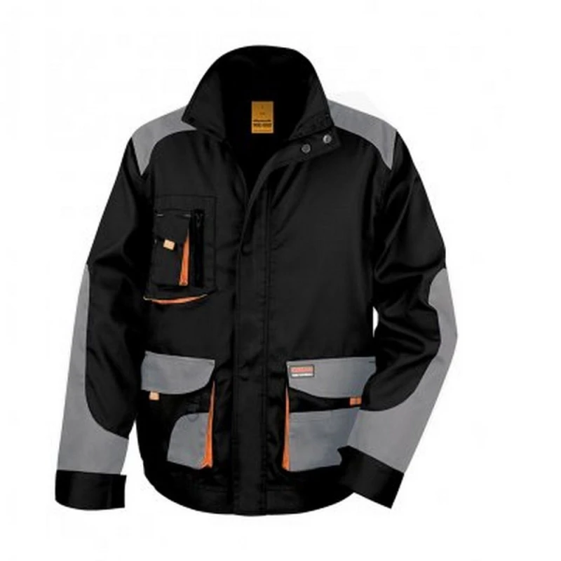 Image of Result Result Men Work-Guard Lite Jacket in Black Size: X-Small Black XS Male 5059000190179