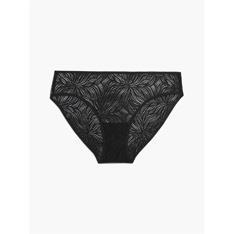 Image of Calvin Klein Marquisette Bikini Bottoms - Black 8