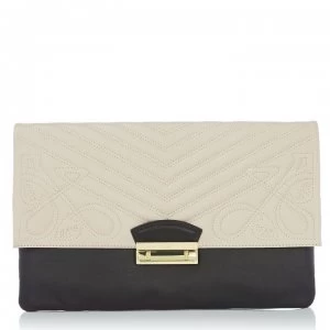 Image of Biba Eloise OS Lock Clutch - Monochrome