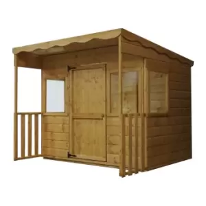 Image of Mercia 5'9ft x 5'8ft Pent Style Wooden Playhouse - Installation Included