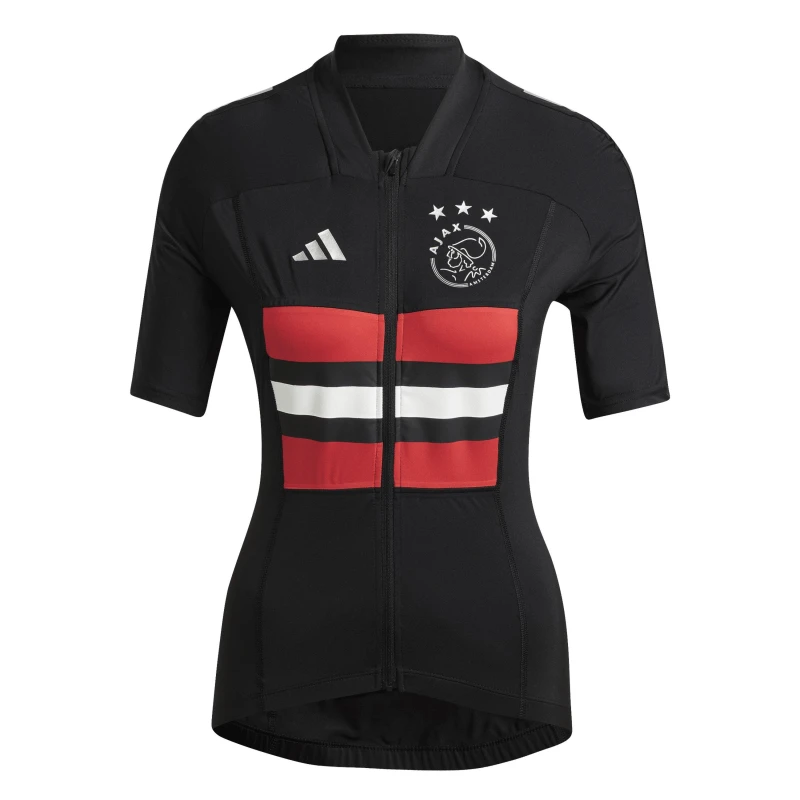 Image of adidas Ajax Cycling Shirt Womens Black female 8 (XS)