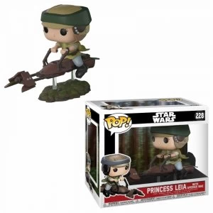 Image of Princess Leia With Speeder Bike Funko Pop Vinyl Figure