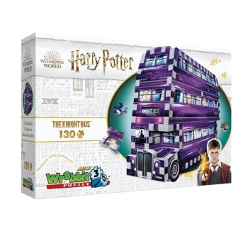 Image of Wrebbit 3D Harry Potter Mini Knight Bus Jigsaw Puzzle - 130 Pieces