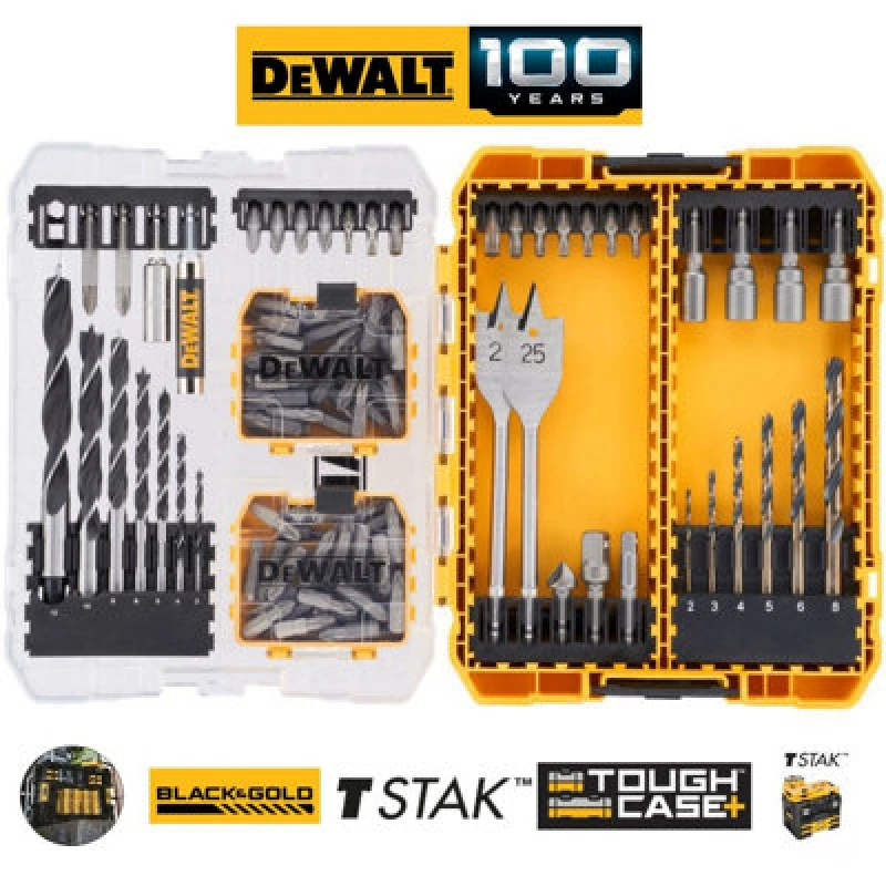 Image of DEWALT DEWALT - DT70784-QZ 100 Piece Drilling Accessory Set in Medium Case DT70784