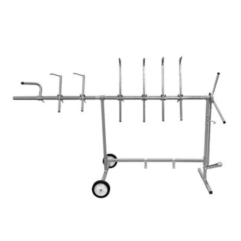 Image of T-mech Rotary Paint Panel Stand Silver