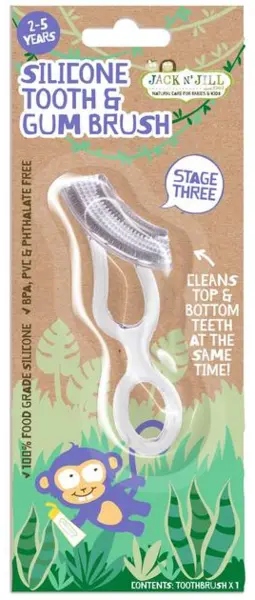 Image of Jack N Jill Silicone Tooth & Gum Brush Soft Toothbrush