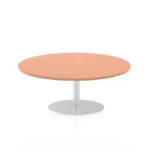 Image of Italia Poseur Table Round 1200 Top 475 High Beech
