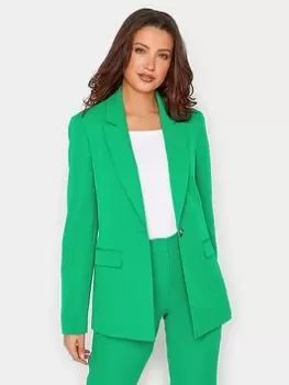 Image of Long Tall Sally Green Hazel Blazer, Green, Size 18, Women