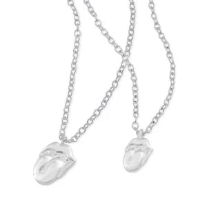 Image of The Rolling Stones - Silver Tongue Necklace & Bracelet Set