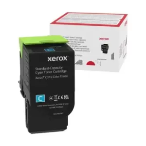 Image of Xerox Genuine C310 / C315 Cyan Standard Capacity Toner Cartridge (2000 pages) - 006R04357