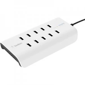 Image of Belkin RockStar B2B139vf USB charging station Mains socket Max. output current 24000 mA 10 x USB