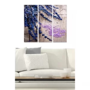 Image of MDF64251601 Multicolor Decorative MDF Painting (3 Pieces)