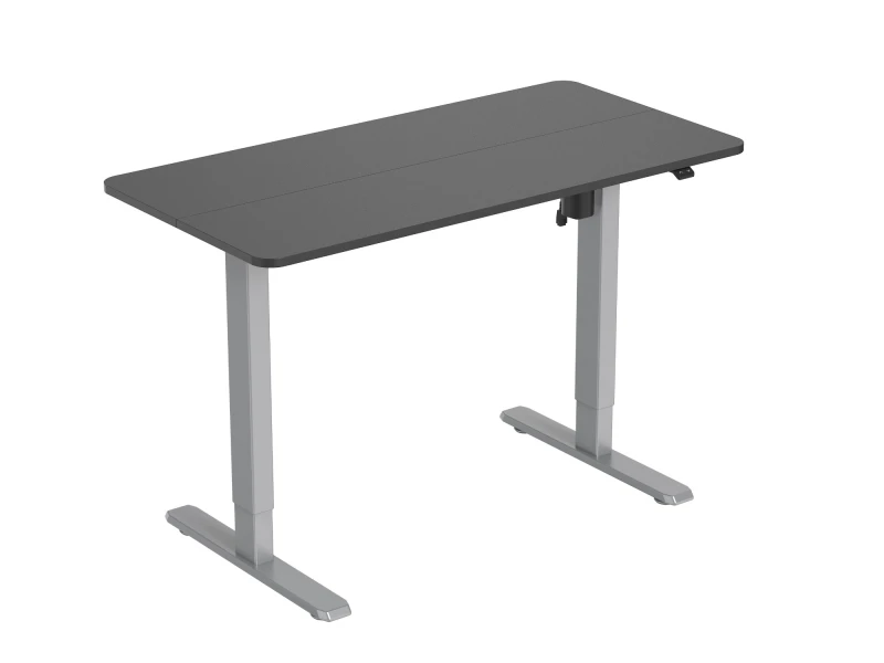 Image of Equip ERGO Electric Sit-Stand Desk Frame with Desktop. Grey