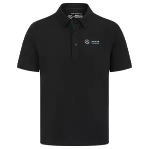 Image of 2022 Mercedes FW Classic Polo Shirt (Black)
