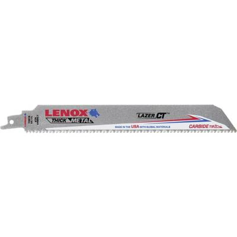 Image of Lenox Lazer CT Carbide Tipped Reciprocating Sabre Saw Blades 2014224 Length: 230mm