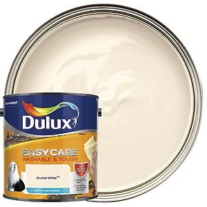 Image of Dulux Easycare Washable & Tough Orchid White Matt Emulsion Paint 2.5L