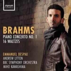 Image of Brahms Piano Concerto No 1/16 Waltzes by Johannes Brahms CD Album