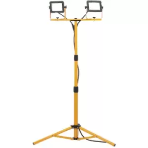 Image of Zinc TWIN LED Work Light 40W with Tripod Daylight Yellow/Black