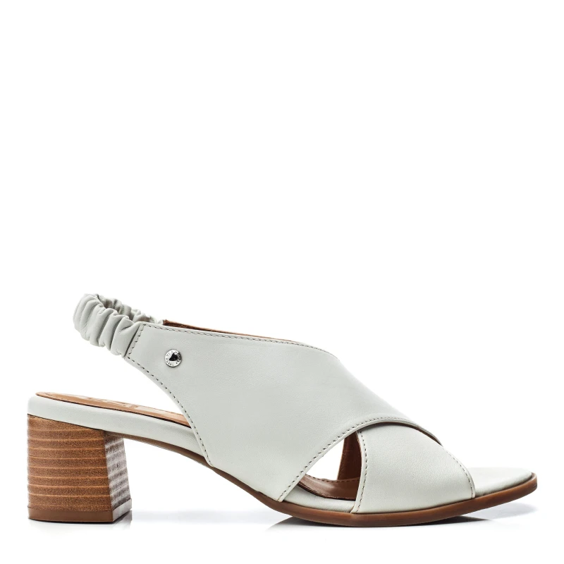 Image of Moda in Pelle Moda Prinia Sandals - White White 4
