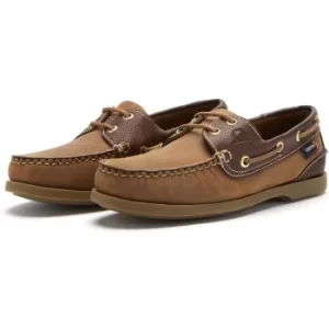 Image of Chatham Bermuda G2 Ladies Deck Shoes Walnut/Brown Snake 5 (EU38)
