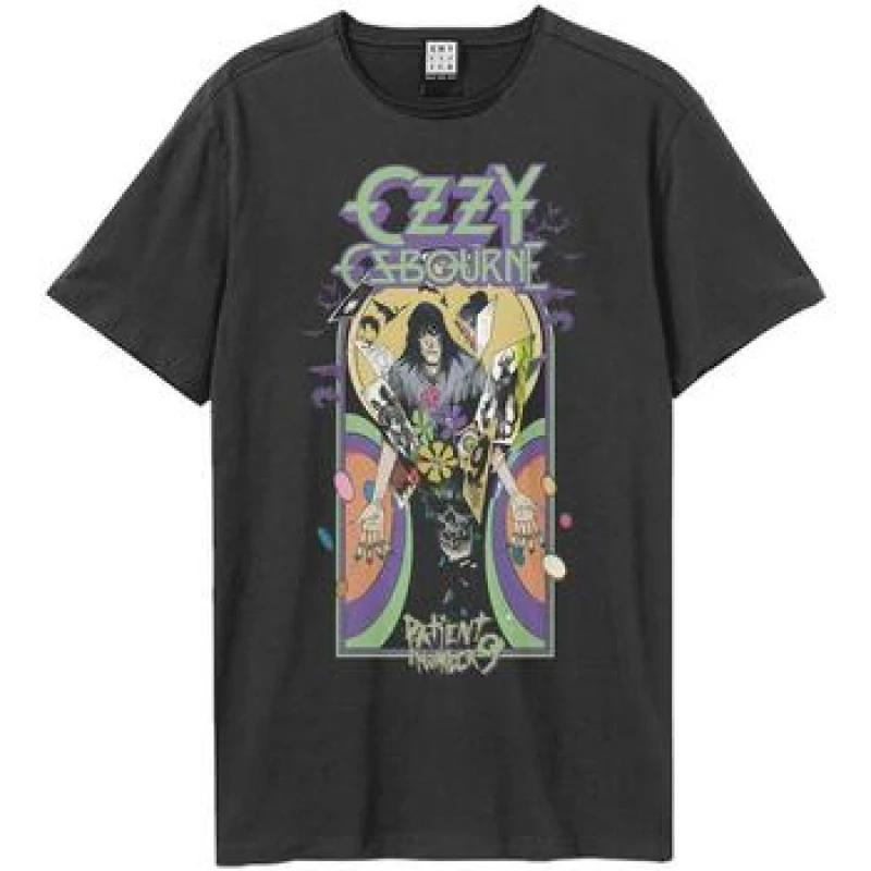 Image of Amplified Amplified Men Bounty No9 Ozzy Osbourne T-Shirt in Charcoal Size: X-Small Charcoal XS Male 5063574137461