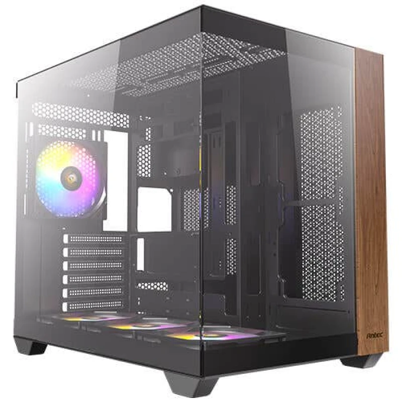Image of Antec Antec CX800 Wood ARGB Mid-Tower PC Case CAANT-CX800WOOD