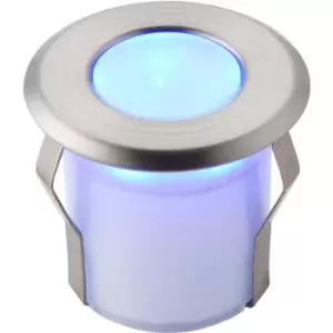 Image of Recessed Decking IP67 Guide Light - 0.8W Blue Light LED - Stainless Steel