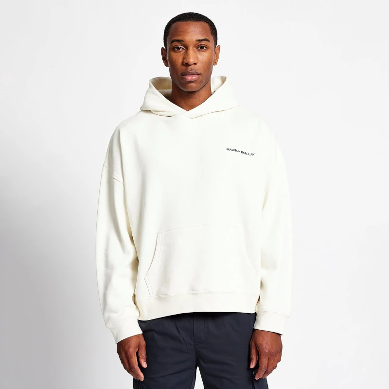 Image of Madison Barclay Five Boroughs Hoodie - White White XS