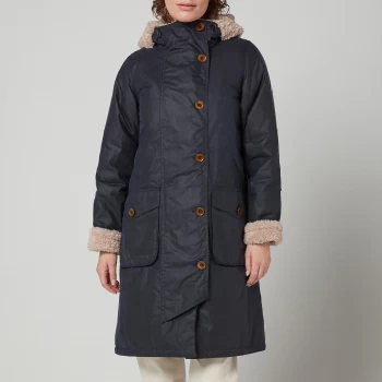 Image of Barbour Womens Peregrine Wax Jacket - Royal Navy - UK 16