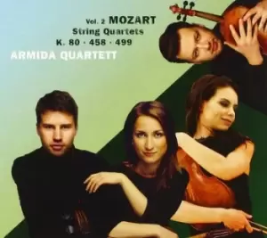 Image of Mozart String Quartets K80 458 499 - Volume 2 by Wolfgang Amadeus Mozart CD Album