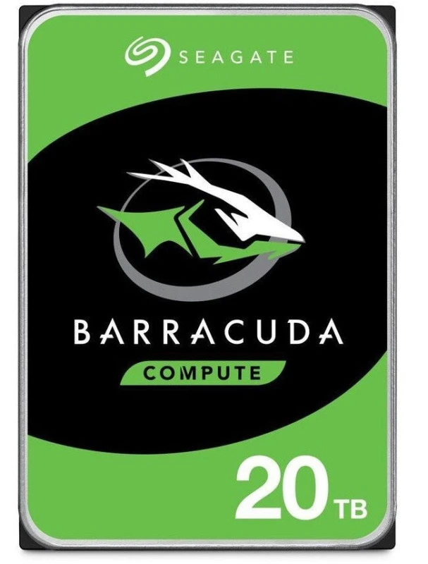 Image of Seagate Seagate BarraCuda 20TB internal hard drive 7200 RPM 512 MB 3.5" Serial ATA ST20000DM001