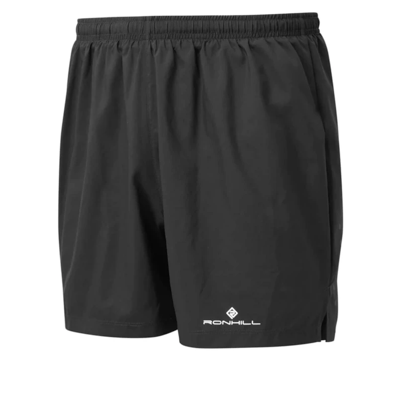 Image of Ronhill Ronhill Core 5" Short Mens Black/bright White - Black / M