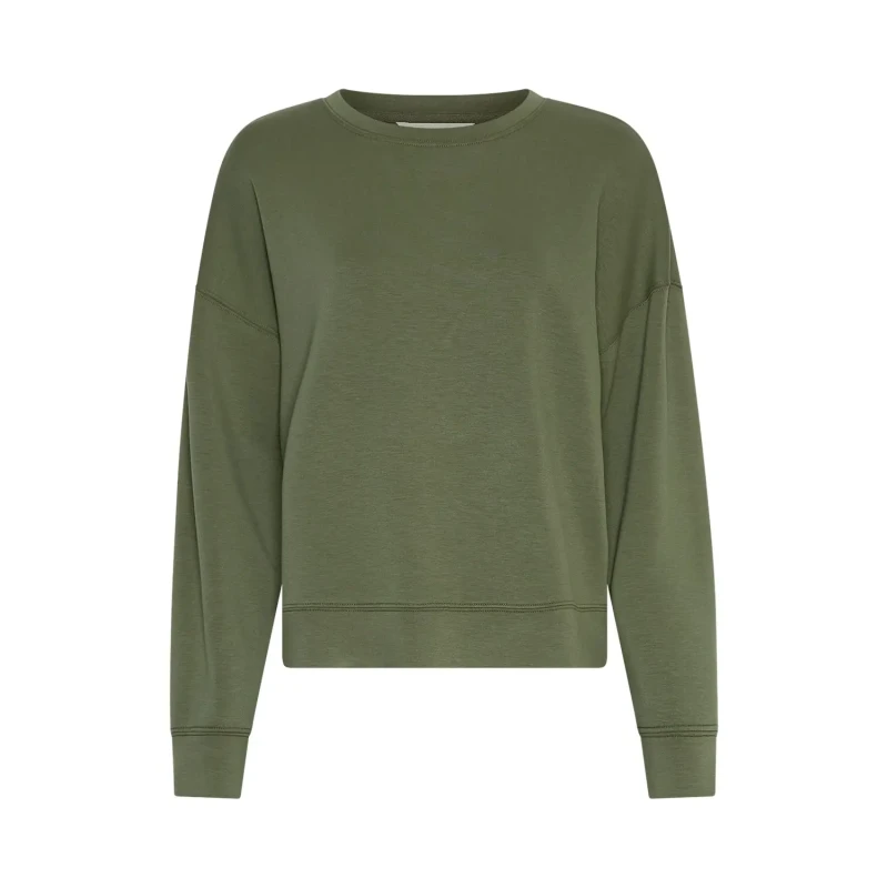 Image of moss copenhagen Sweatshirt woman Moss Copenhagen Ima Q Vert Female M/L