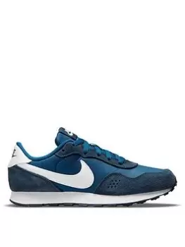 Image of Nike MD Valiant Trainers - White/Navy, Size 3 Older