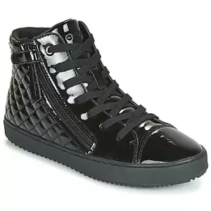 Image of Geox J KALISPERA GIRL girls's Children's Shoes (High-top Trainers) in Black,4,5,6