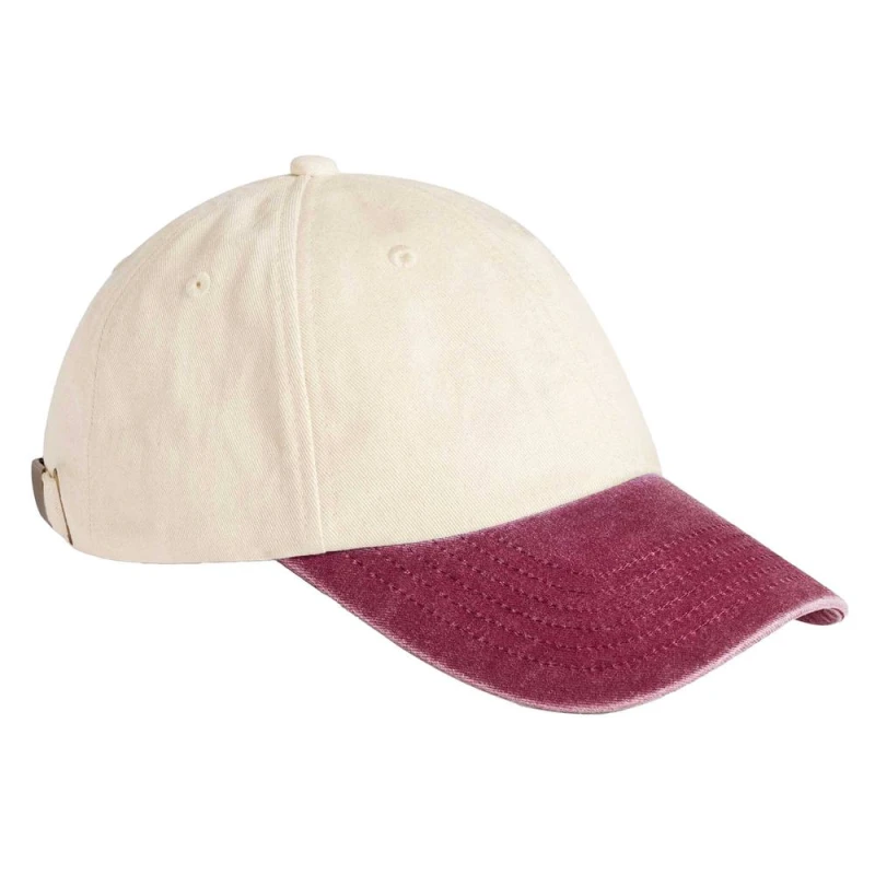 Image of Beechfield Mens Vintage Low Profile Baseball Cap in Natural Natural Male One Size