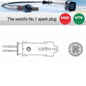Image of 1x NGK Lambda NTK Oxygen 02 Lambda Sensor OZA457-EE17 (96713)