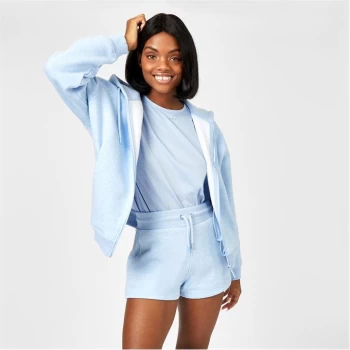 Image of USA Pro Oversized Hoodie Womens - Blue Marl