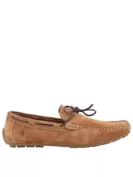 Image of Hush Puppies Reuben Boat Shoe, Light Brown, Size 9, Men