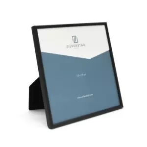 Image of Zilverstad Photo Frame 15X15cm Sweet Memory Design in Matt Black Metal Finish