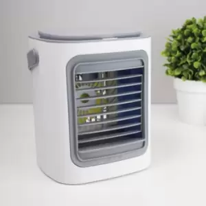 Image of USB Air Cooler Desk Fan with Mist Spray by RED5