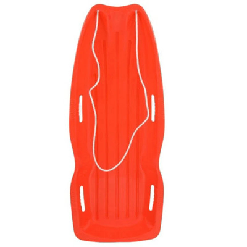 Image of Jack Stonehouse Large Snow Sledge For Adults Or Kids Heavy Duty Childrens Toboggan With Rope Sled Play Ice Red 120Cm