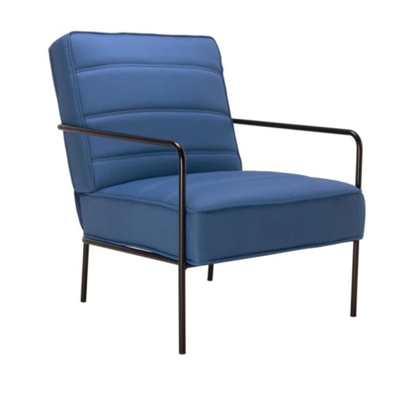 Image of Jemini Atlas Reception Wire Frame Armchair 620x880x830mm Navy KF70020