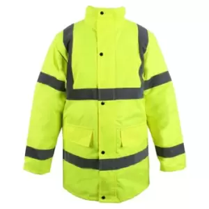 Image of Blackrock Hi-Vis Coat - Yellow Size Medium- you get 10