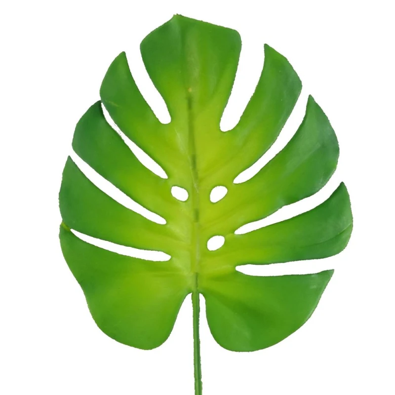 Image of Leaf Artificial Monstera Leaf 55cm Single Stem Realistic and Versatile Decoration