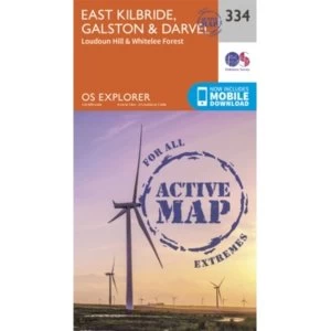 Image of East Kilbride, Galston and Darvel by Ordnance Survey (Sheet map, folded, 2015)