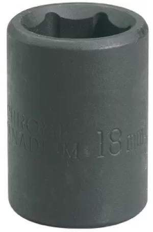 Image of Draper Expert 18mm 1/2" Square Drive Impact Socket (Sold Loose) 410MMB 26886