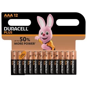 Image of Duracell Plus Power AAA Batteries - 12 Pack